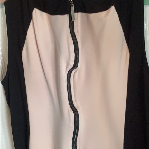 Cotton Colorblock Dress Black/Baby Pink - Picture 5 of 8
